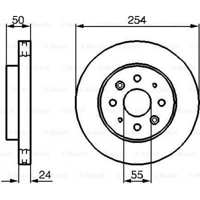 BOSCH Brzdový kotouč 0 986 479 231 – Zbozi.Blesk.cz