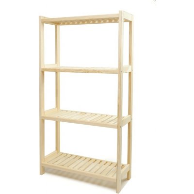 Wochnik Regál dřevěný borovice PN 4 133x60 x 33 cm – Zboží Dáma