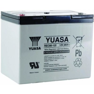 YUASA REC80-12I 12V 80Ah – Zboží Živě