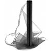 Prýmka, stuha, mašle, lemovka Paper Design Organza 40cm/9m obšitá - černá - 242080