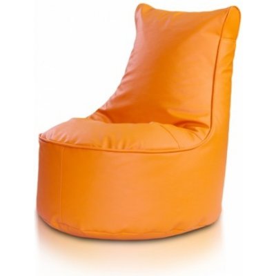 Ecopuf MINI SEAT S ekokůže E4 Oranžová