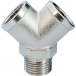 Rozdvojka typu Y 3/8" 1x vnější závit 2x vnitřní, Airpress 37612 – Hledejceny.cz