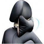 Cestovní relaxační polštář na opěrku hlavy psí kost černá – Zboží Živě