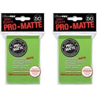 Ultra Pro Pro-Matte Lime Green 2x50ks – Zbozi.Blesk.cz