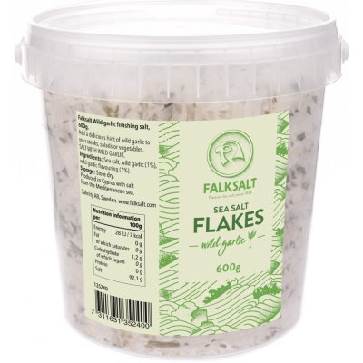 Falksalt Mořská vločková sůl česneková 600 g