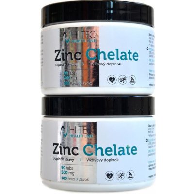 HiTec Nutrition Health Line Zinc chelate 500 mg 2 x 90 tbl