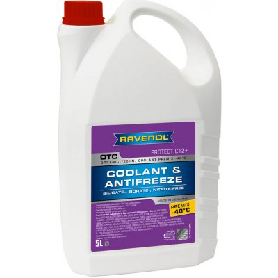 Ravenol OTC Organic Technology Coolant Premix 5 l – Zboží Mobilmania
