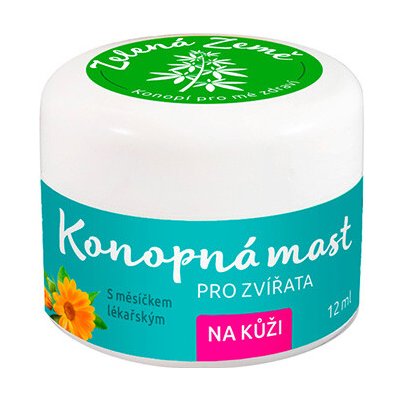 Zelená země Konopná mast na kůži pro zvířata 12 ml – Hledejceny.cz