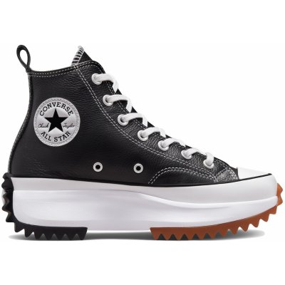 Converse boty Run Star Hike Platform Foundational Leather Hi A0429 black/white/gum