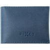 Peněženka FIXED Kožená peněženka FIXED Wallet for AirTag z pravé hovězí kůže modrá