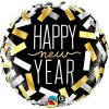 Konfeta a serpentýna Godan Foliový balonek konfety Happy New Year 46 cm