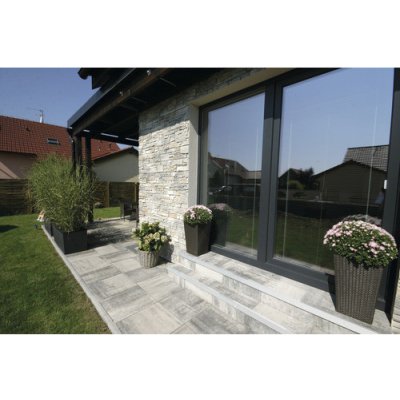 Semmelrock Zahradní dlaždice Elegant bíločerná, 30 x 30 x 4 cm – Zboží Dáma