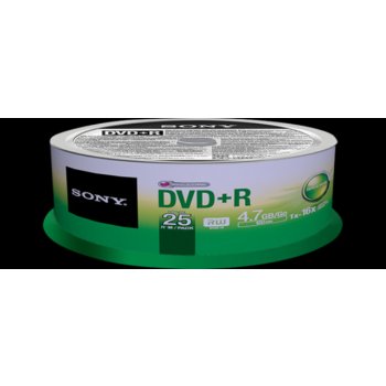 Sony DVD+R 4,7GB 16x, cakebox, 25ks (25DPR47SP)