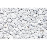 Mramorové okrasné oblázky carrarská bílá 16-25 mm 25 kg PE pytel – Zboží Mobilmania
