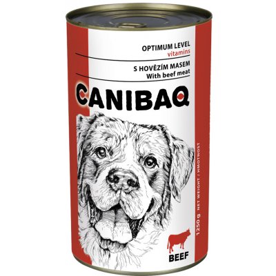 Canibaq Classic pes hovězí 6 x 1,25 kg – Zboží Mobilmania