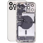Kryt Apple iPhone 12 Pro Max Zadní Housing s Malými Díly stříbrný – Zboží Živě