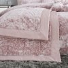 Přehoz Catherine Lansfield přehoz na postel Crushed růžová 220 x 220 cm