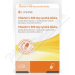 Livsane Vitamin C 500 mg vysoká dávka 30 kapslí – Hledejceny.cz