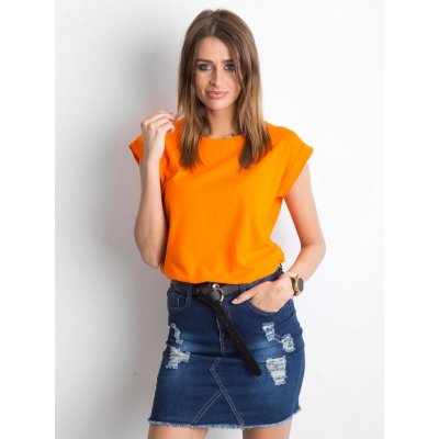 Basic feel good dámské tričko rv-ts-4833.94p orange – Zboží Mobilmania