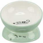 Trixie keramická miska ergonimická vyvýšená tvar kočka 14 cm 150 ml – Sleviste.cz