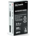 Allboards MKS-BK/10PCS popisovač černý sada 10 ks – Zboží Živě