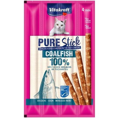 Vitakraft Cat pochoutka Pure Stick treska 4 x 5 g