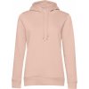 Dámská mikina B & C Collection dámská mikina s kapucí Inspire Hooded women světle růžová