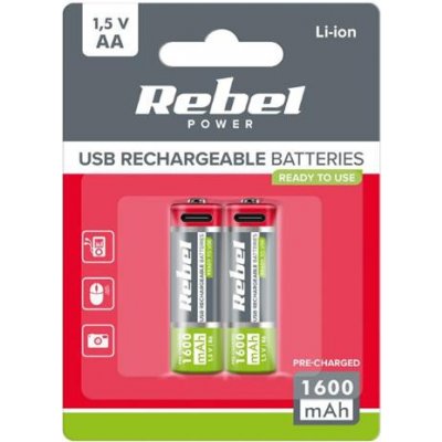 REBEL 1600mAh 2ks BAT2014 – Zboží Živě