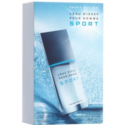 Issey Miyake L'Eau D'Issey Sport EDT 100 ml + EDT 10 ml + sprchový gel 30 ml dárková sada