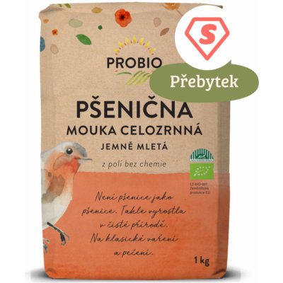 Bioharmonie Pšeničná mouka celozrnná jemně mletá 1kg – Zboží Dáma
