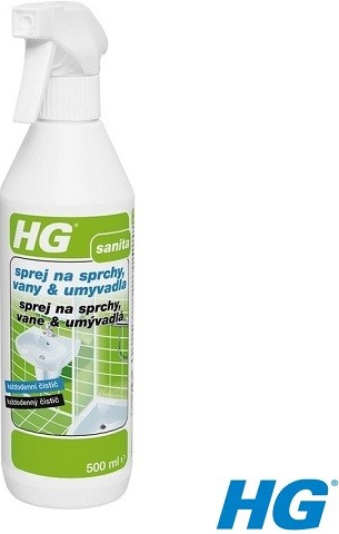 HG sprej pro sprchy vany a umyvadla 0,5 l od 79 Kč - Heureka.cz