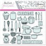 Aladine Diářová razítka Bullet journal Kuchařka – Sleviste.cz