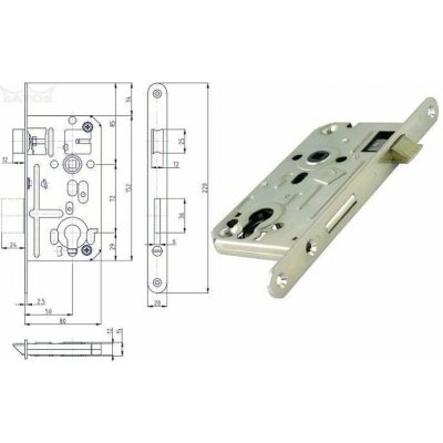 HOBES K133A P-L 80/72 20mm 1549268041010 – Hledejceny.cz
