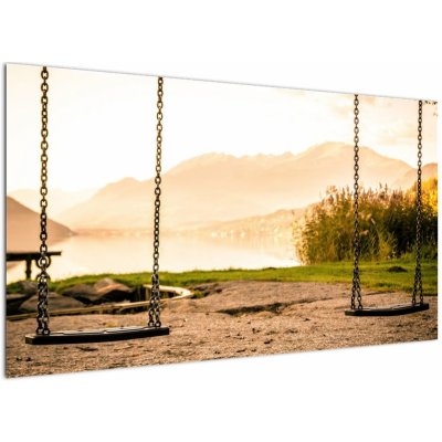 Obraz houpačky v přírodě, jednodílný 120x70 cm – Sleviste.cz