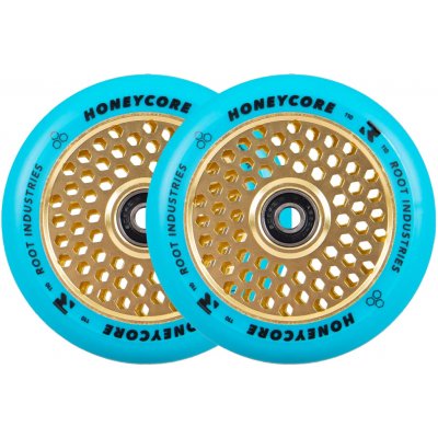 Root Industries Kolečka ROOT Limited edition Honeycore 110 mm yelow/blue 2 ks – Zboží Dáma