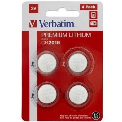VERBATIM Premium CR2016 4 ks 49531