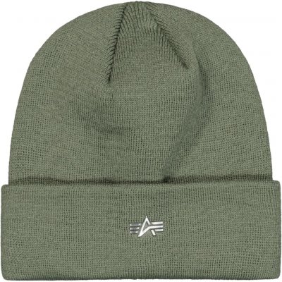 Alpha Industries Čepice Metal Logo Beanie sage green – Hledejceny.cz