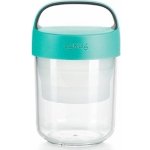 Lékué Jar To Go svačinový box 400 ml | tyrkysový – Zboží Dáma