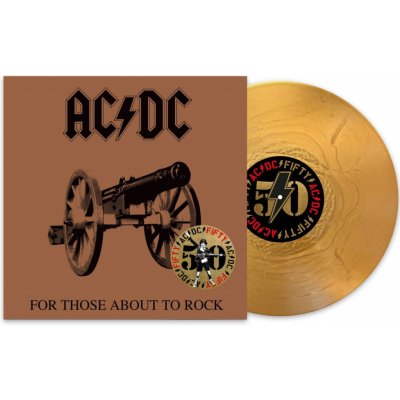 AC/DC - For Those About To Rock - We Salute You Gold LP – Hledejceny.cz