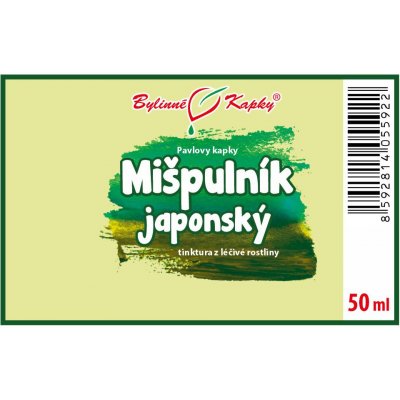 Bylinné kapky Pavlovy Mišpulník japonský TCM tinktura 50 ml – Hledejceny.cz