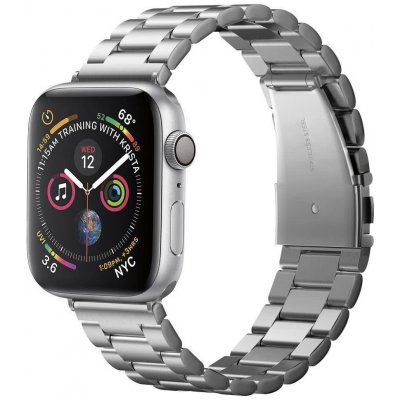 Spigen Modern Fit Band Apple Watch 1/2/3/4 42/44mm SILVER 062MP25404 – Zboží Mobilmania