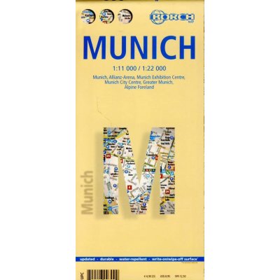 Mnichov Munich 1:11-22t mapa Borch – Hledejceny.cz