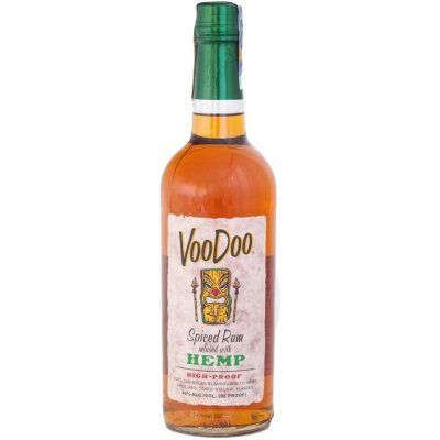 VooDoo Spiced Hemp Rum 46% 0,7l (holá láhev)