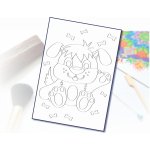 Radost v písku Šablona na pískování štěňátko A4 210 x 297 mm – Zbozi.Blesk.cz