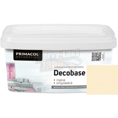Primacol Decobase Decorative omyvatelná malířská D02 vanilla, 1 l – Zboží Mobilmania