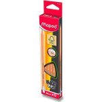 Maped Black´Peps s pryží tvrdost 2H 51723 12 ks – Hledejceny.cz