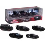 Majorette Black Edition sada 5 černých kovových autíček – Zboží Mobilmania