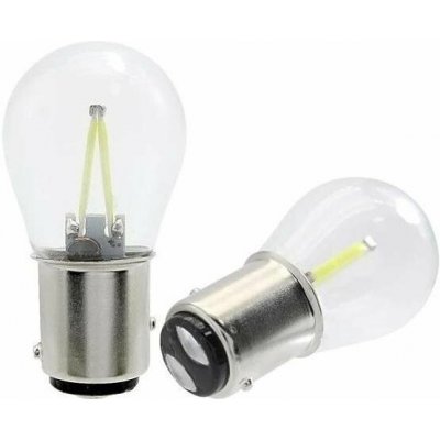 Rabel BAY15D 2 COB filament P21/W5 bílá | Zboží Auto