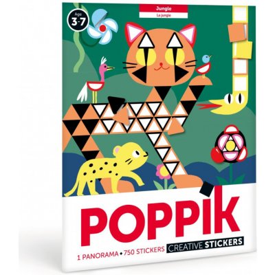 Poppik samolepkové panorama Džungle – Zboží Mobilmania
