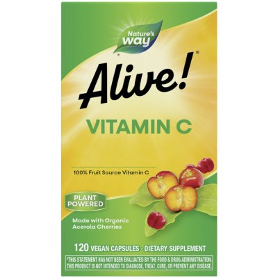 Nature's Way Alive!® Fruit Source Vitamin C 120 kapslí – Hledejceny.cz